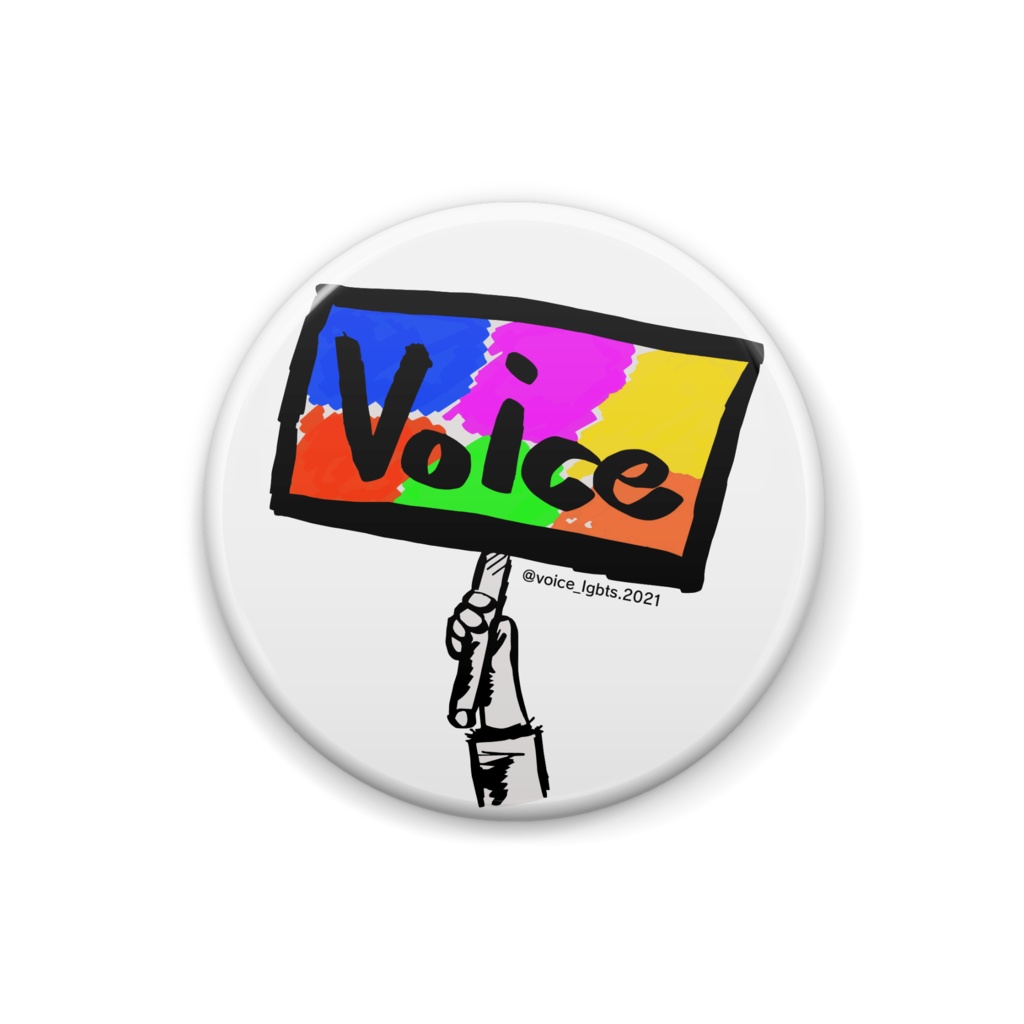 Voice缶バッジ