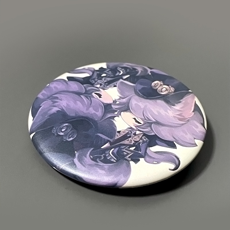 月下の紳士 マット缶バッジ