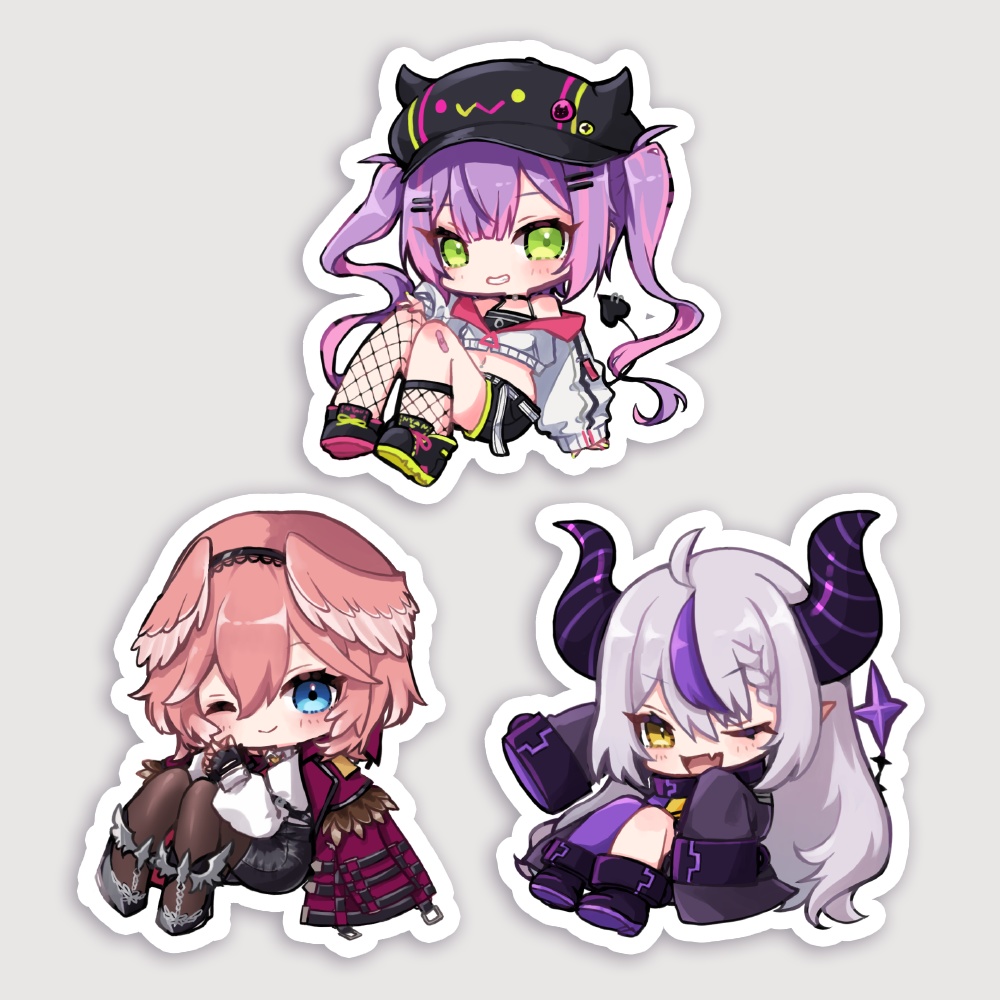 【非公式】ホロライブ おすわりアクリルキーホルダー