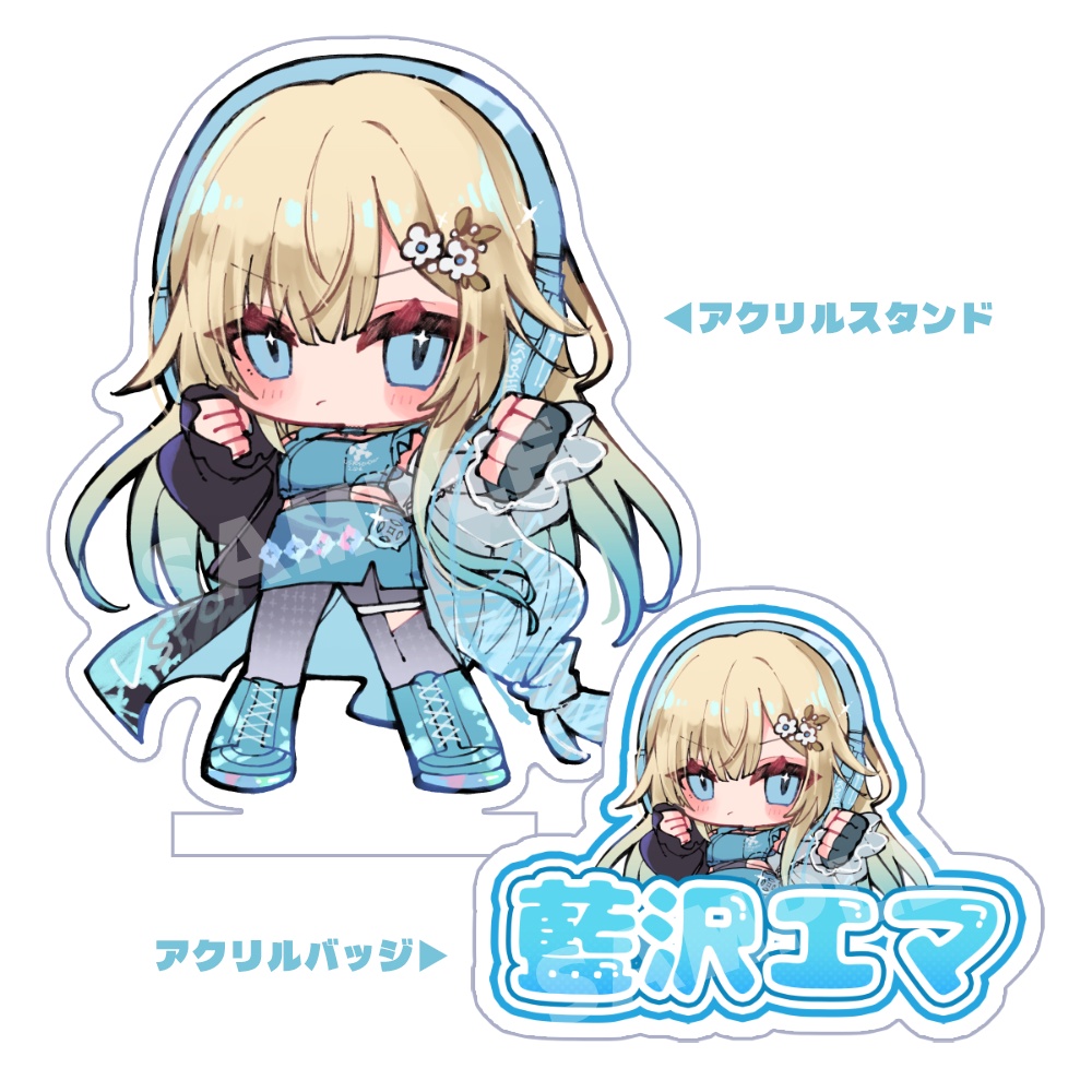 【非公式】アクリルスタンド+アクリルバッジセット