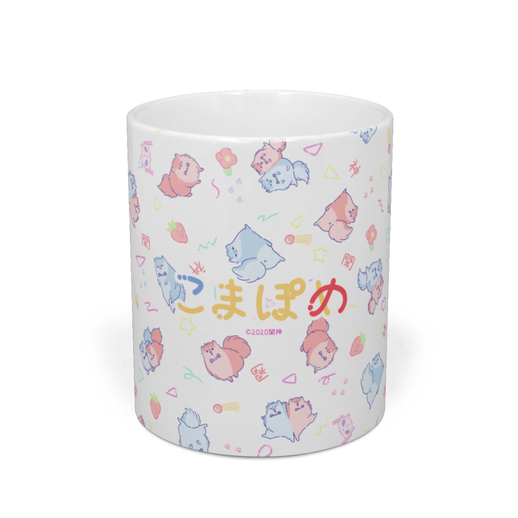 【閑神】こまぽめマグカップ