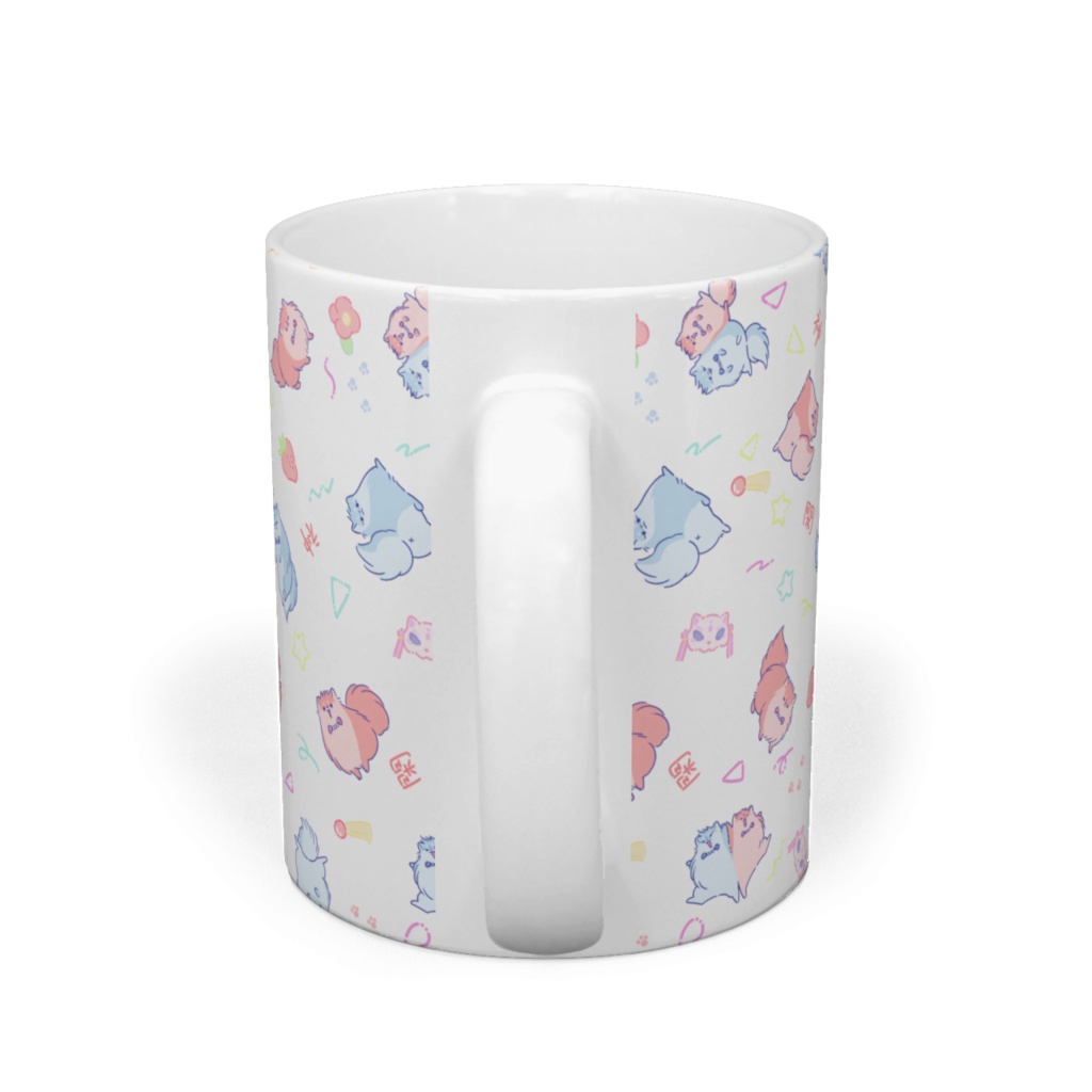 【閑神】こまぽめマグカップ