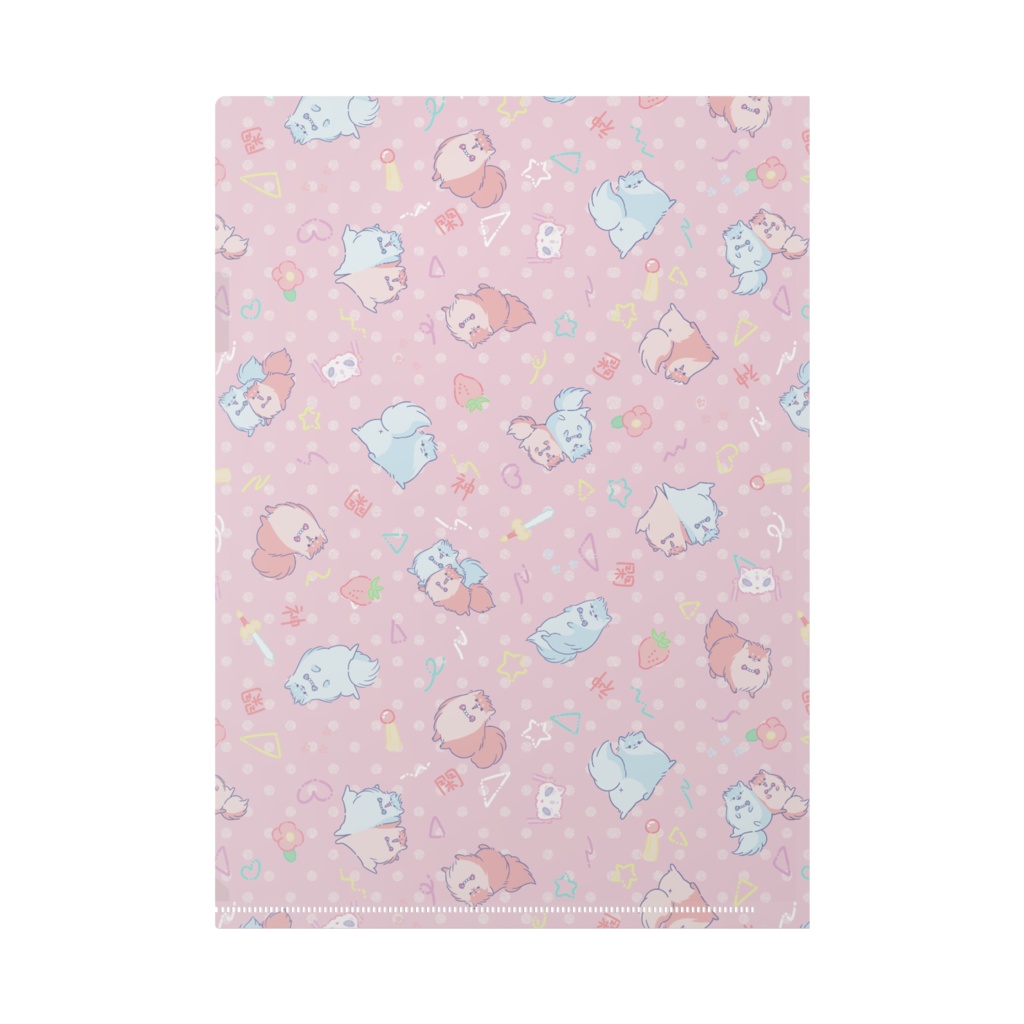 【閑神】こまぽめクリアファイル