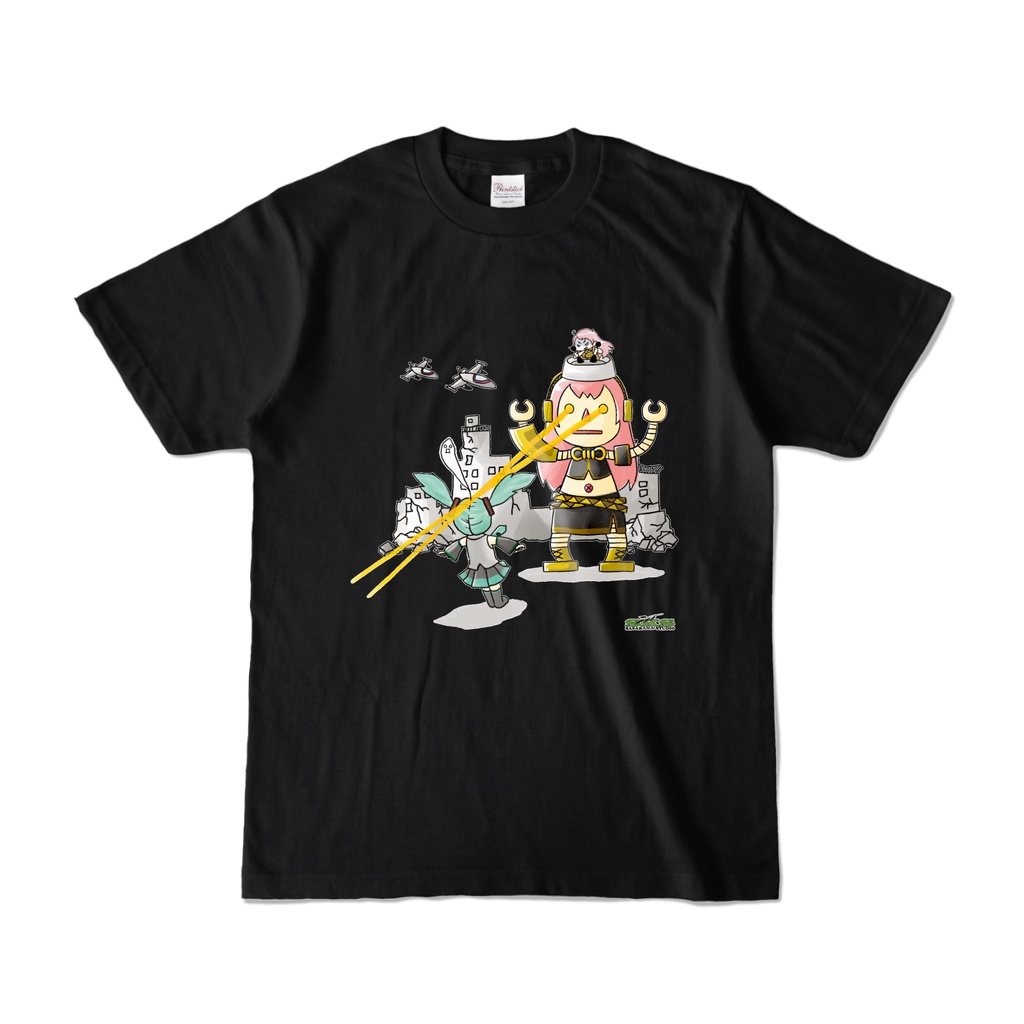 ジャケットイラストTシャツ Sentimentalizer （黒）
