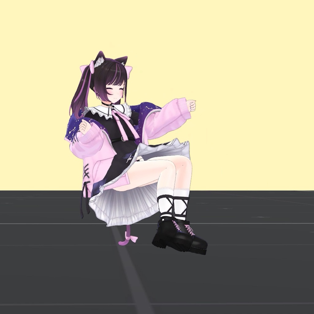 013.「もちあげられる」「お姫様抱っこされる」がセットになっているanimationファイル