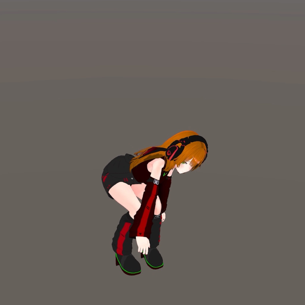 036.【無料有】「体育座りをする」「体育座りから起き上がる」animation