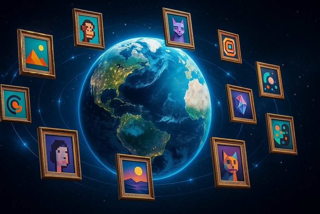 NFT系イラスト素材セット（2枚）