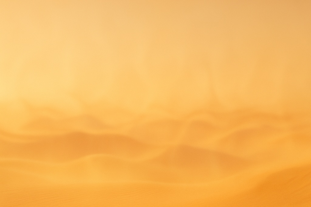 砂漠の熱気 × 揺らぎグラデーション｜ミラージュ抽象背景（16:9）