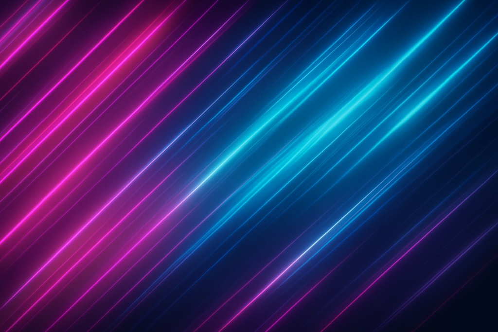 斜めに走るネオンライン背景