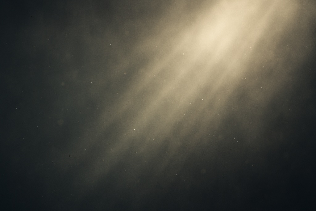 蒸気と光粒のインダストリアル抽象背景