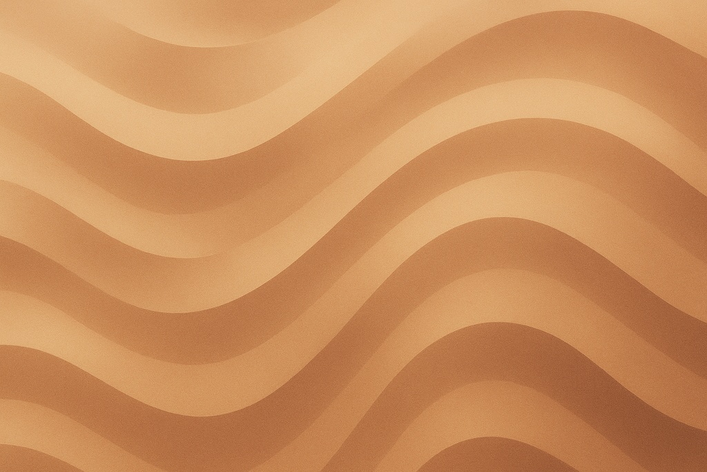 波打つ砂紋の抽象背景