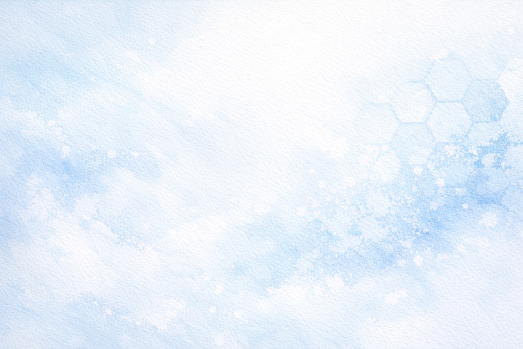 冬の静寂セット：抽象水彩・吹雪と街灯の幻想背景