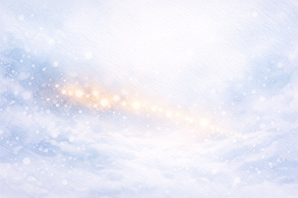 冬の抽象背景 – 光の余韻