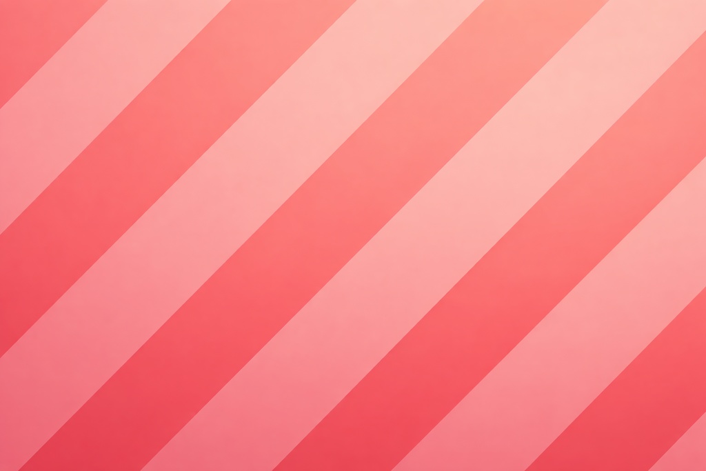 やさしいピンク寄り赤の斜めストライプ背景｜雑談