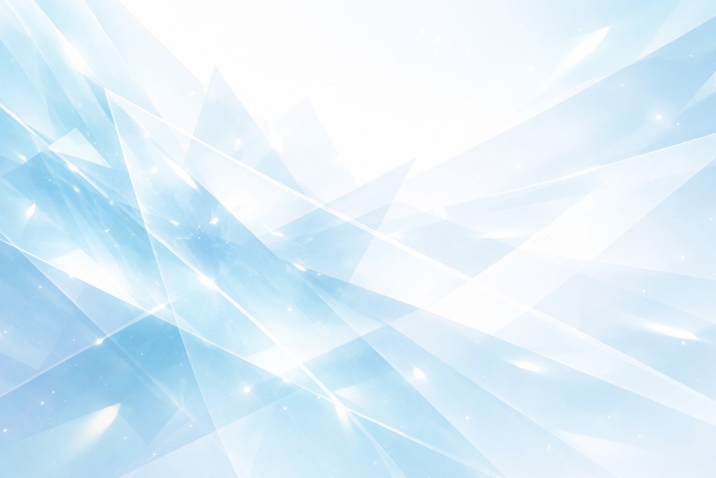 【冬背景2点セット】氷結晶ミニマル＆グロー｜配信・サムネ用 16:9