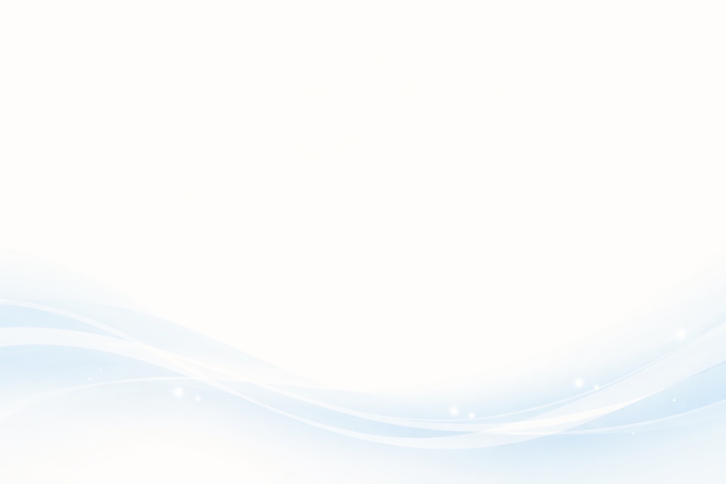 やさしい光と流線のホワイト背景｜清潔感・透明感デザイン素材