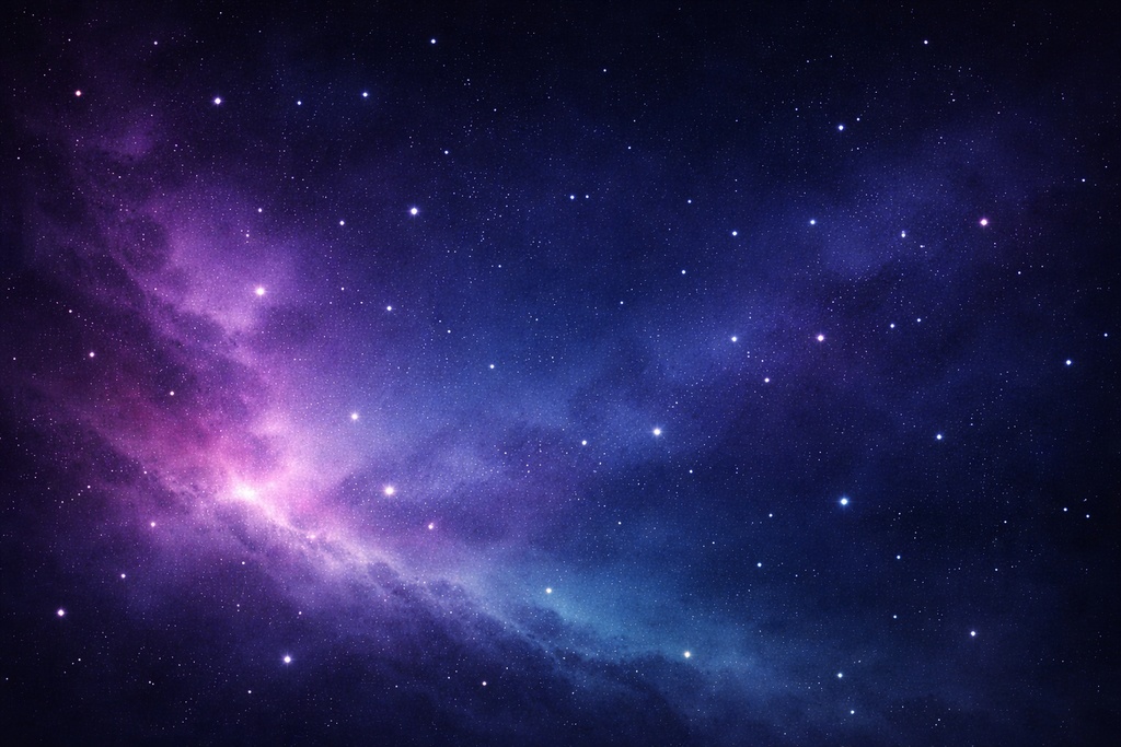 宇宙背景｜深宇宙の漂う光と粒子（ミニマリスト背景素材）