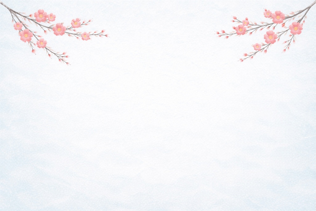 和の枝花・梅セット（軽量素材2種＋日本画風1種）