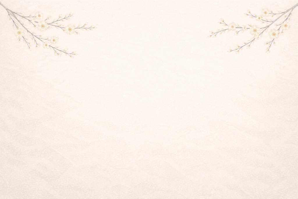 和の枝花・梅セット(軽量素材2種+日本画風1種)