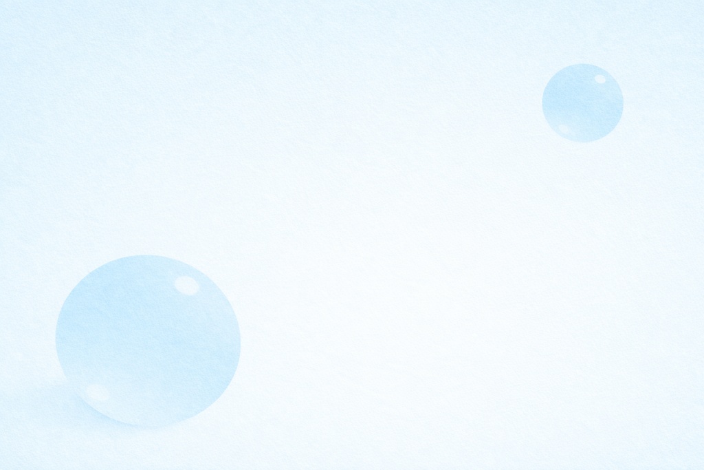 Soft Pastel Blue Background with Two Circles / パステルブルーと2つの丸 背景素材