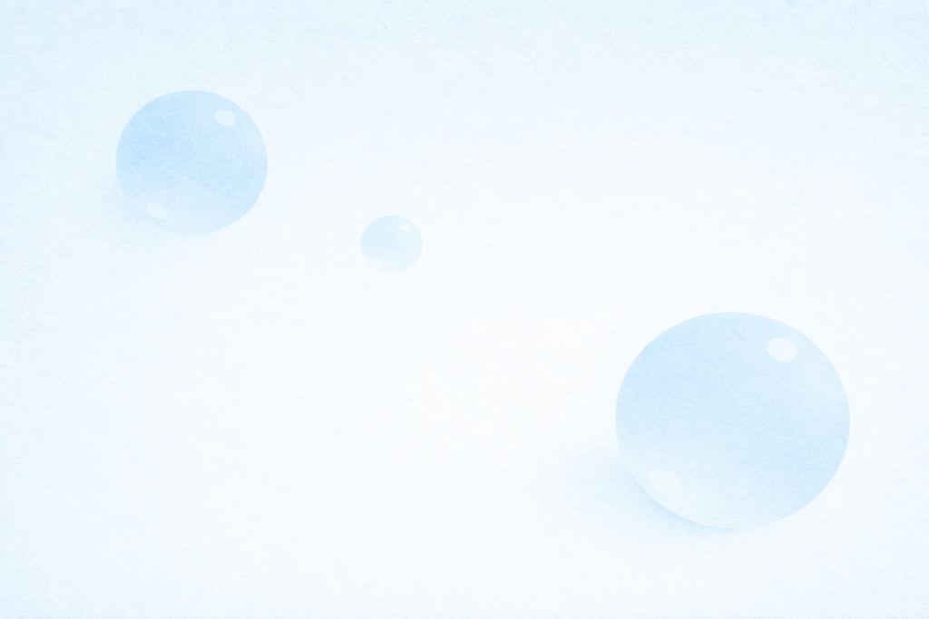 Soft Pastel Blue Background with Three Circles / パステルブルーと3つの丸 背景素材