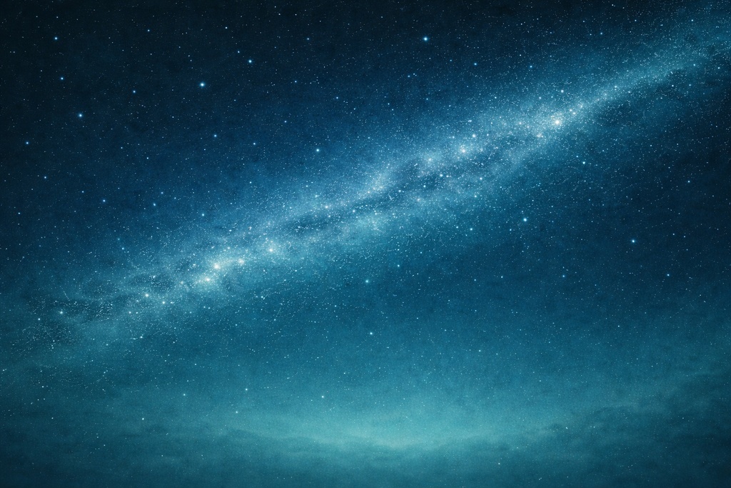天の川3色セット – Deep Cool Blue / Indigo Violet / Teal Blue Milky Way Background 16:9