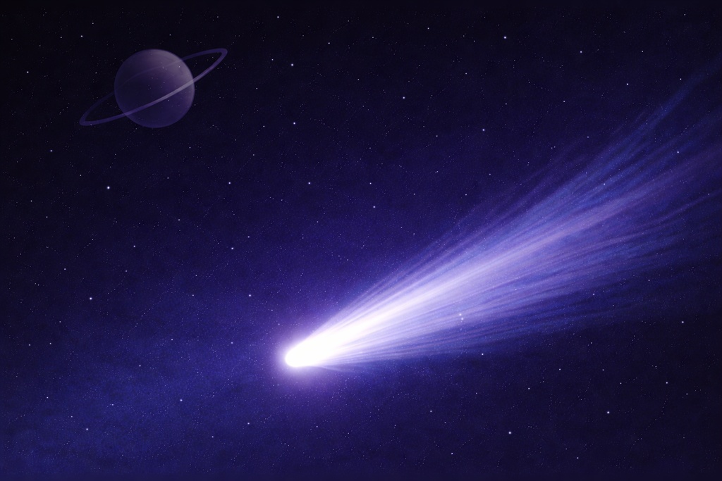 Cosmic Background – Awe & Fear, Massive Comet & Planet