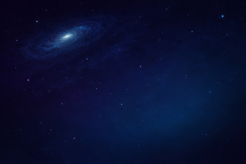 抽象宇宙背景 16:9 | クールトーン銀河と静寂の宇宙