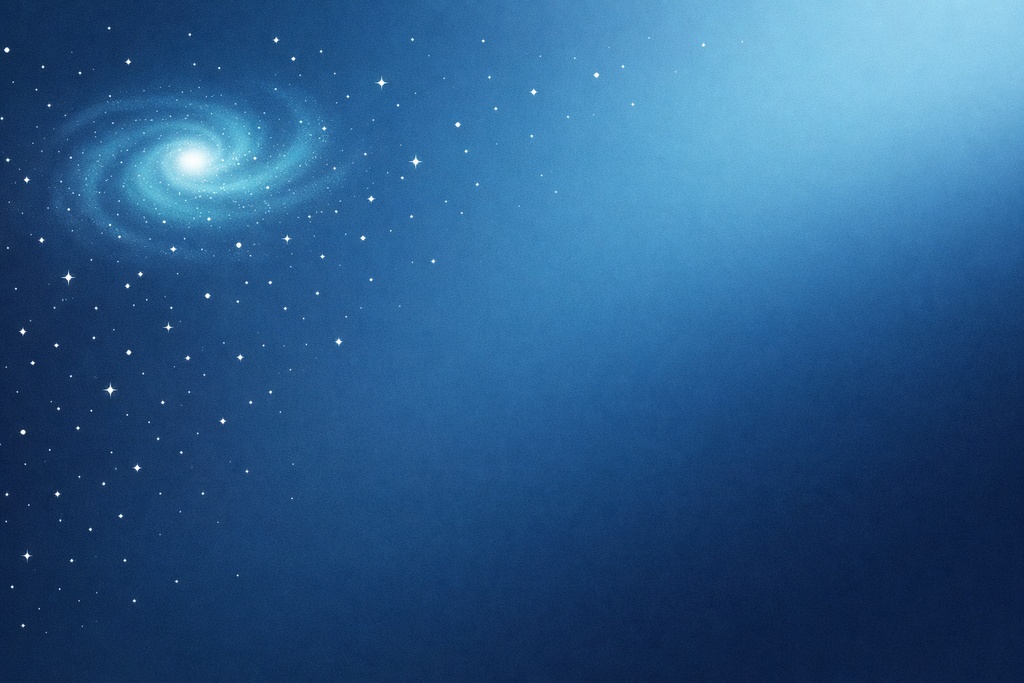 抽象宇宙背景 16:9 | 深紺銀河・静寂の夜