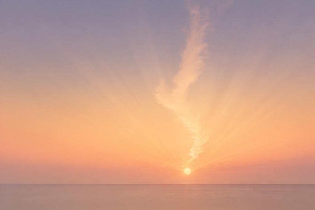 夕焼け空背景素材｜シネマティックサンセットスカイ｜配信・VTuber・サムネ用（16:9）