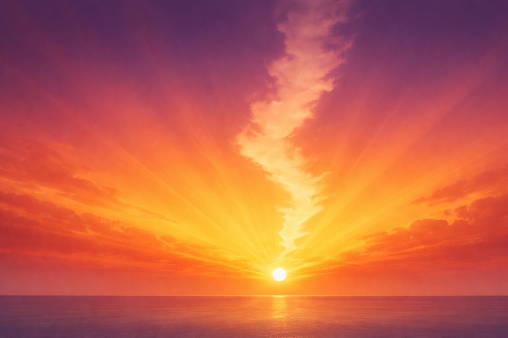 夕焼け空背景素材8枚セット|配信・動画・サムネ用 16:9