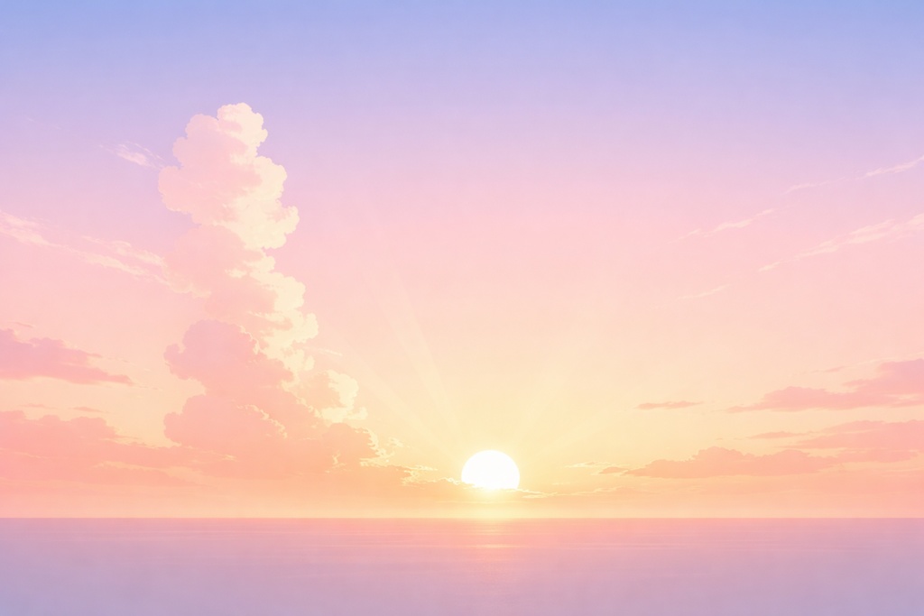 夕焼け空背景素材8枚セット|配信・動画・サムネ用 16:9