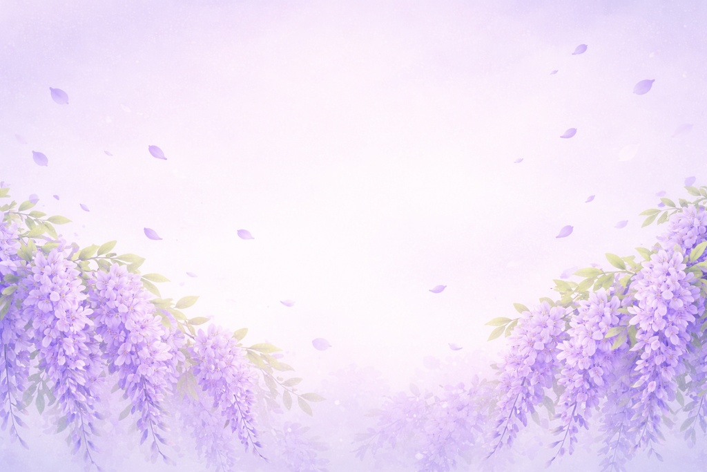 【背景素材5枚セット】春の花ミニマル背景|桜・ネモフィラ・藤・菜の花|16:9 配信・サムネ・小説表紙【商用利用OK】