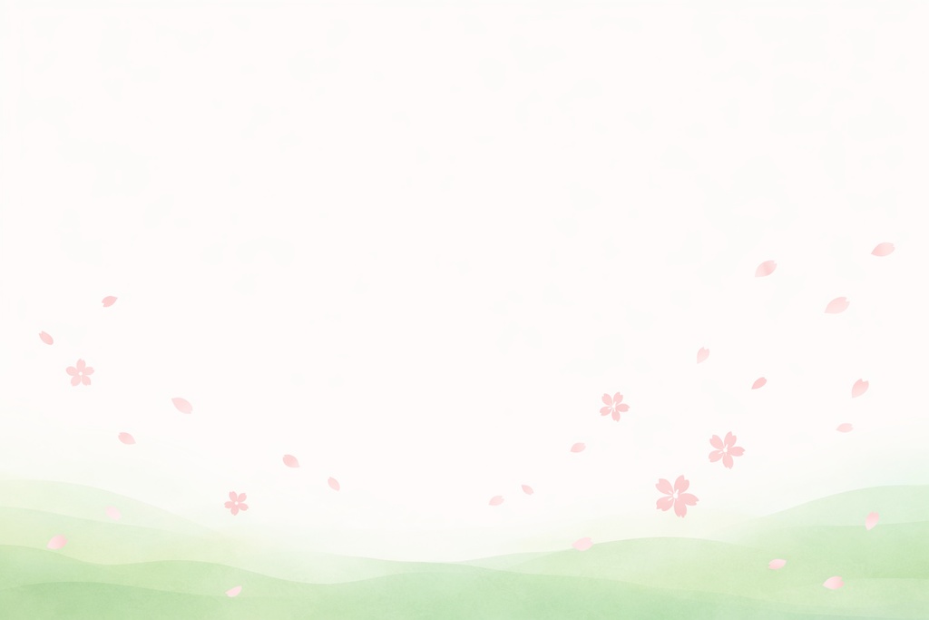 【背景素材5枚セット】春の花ミニマル背景｜桜・ネモフィラ・藤・菜の花｜16:9 配信・サムネ・小説表紙【商用利用OK】