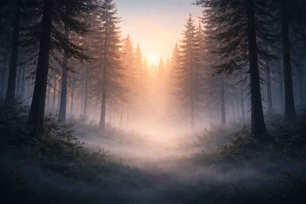 幻想の霧の森 背景素材10枚セット(16:9 / ファンタジー・ゲーム・TRPG)