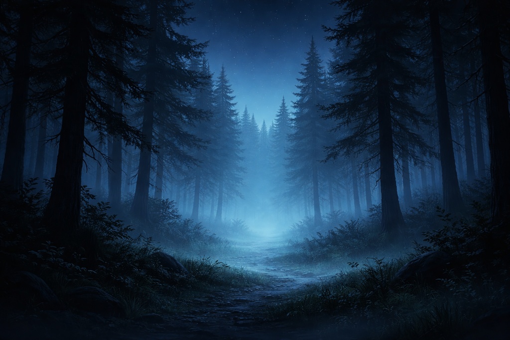 幻想の霧の森 背景素材10枚セット(16:9 / ファンタジー・ゲーム・TRPG)