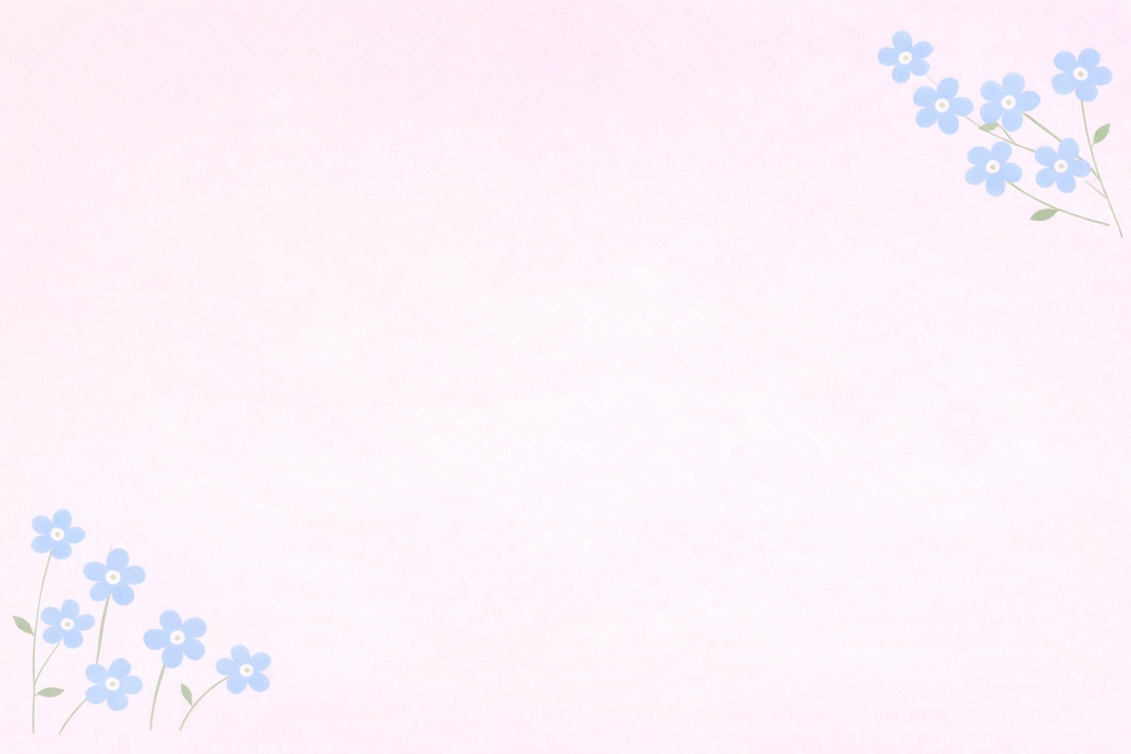 春フラワー配信背景セット|ネモフィラ&スズラン|シンプル花背景 16:9(8枚セット)