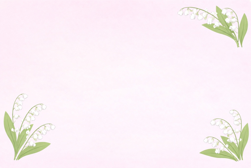 春フラワー配信背景セット|ネモフィラ&スズラン|シンプル花背景 16:9(8枚セット)