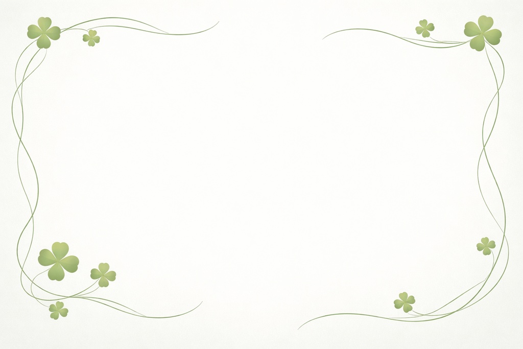 フレーム素材・春の花&クローバーセット|16:9|パステルカラー|ナチュラル&かわいい