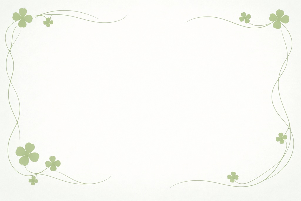 フレーム素材・春の花&クローバーセット|16:9|パステルカラー|ナチュラル&かわいい