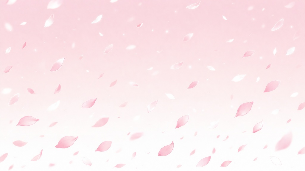 桜の花びら 春背景素材 シンプルピンクグラデーション 背景素材