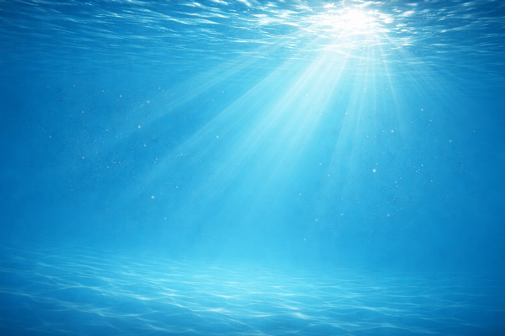 神秘的な水中光景イラストセット（5種・16:9）