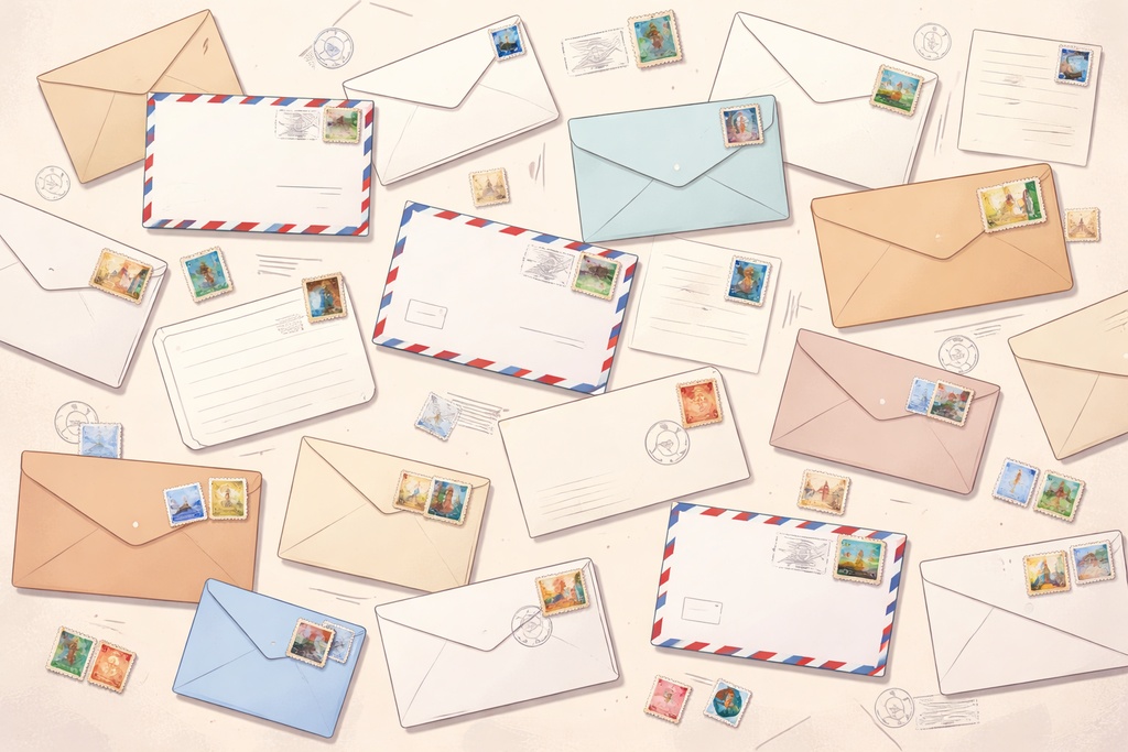 国際郵便フラットレイ