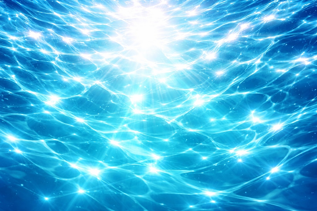 光の海面 - Luminous Water Surface Texture