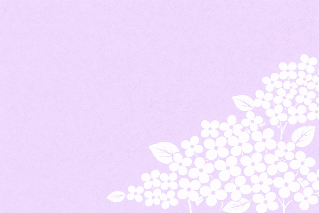 ミニマルフラワー・紫陽花