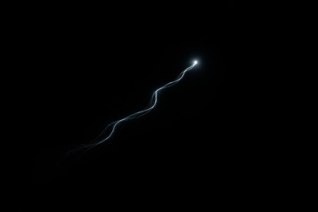 不安定な光の軌跡背景素材｜ミステリアス抽象エフェクト