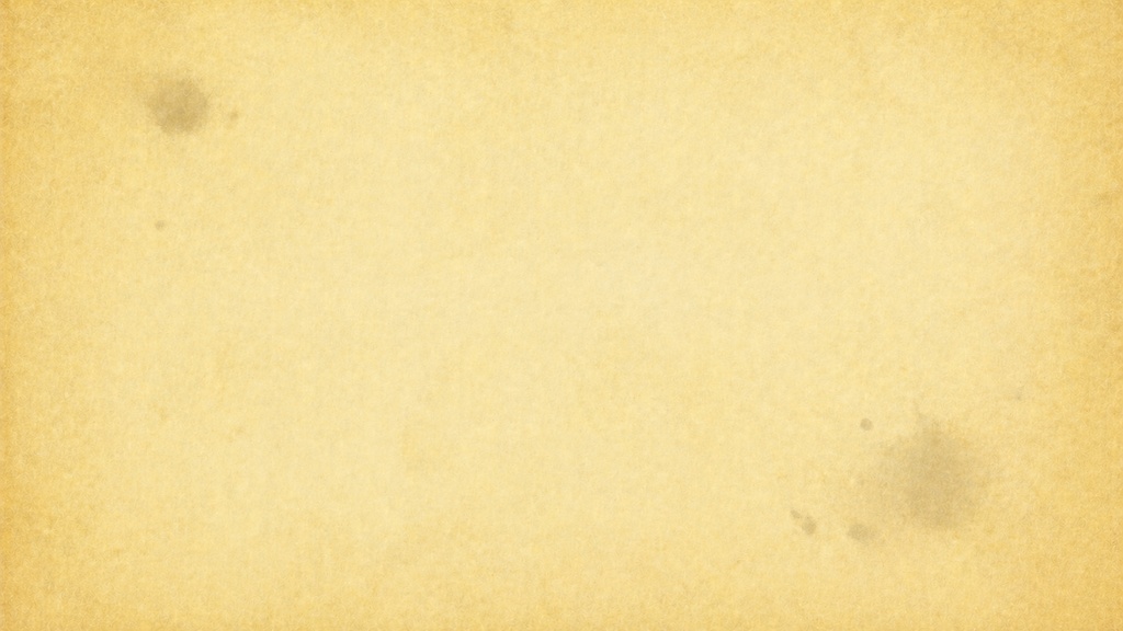 羊皮紙風ミニマル背景素材｜インク染み・経年紙テクスチャ｜16:9