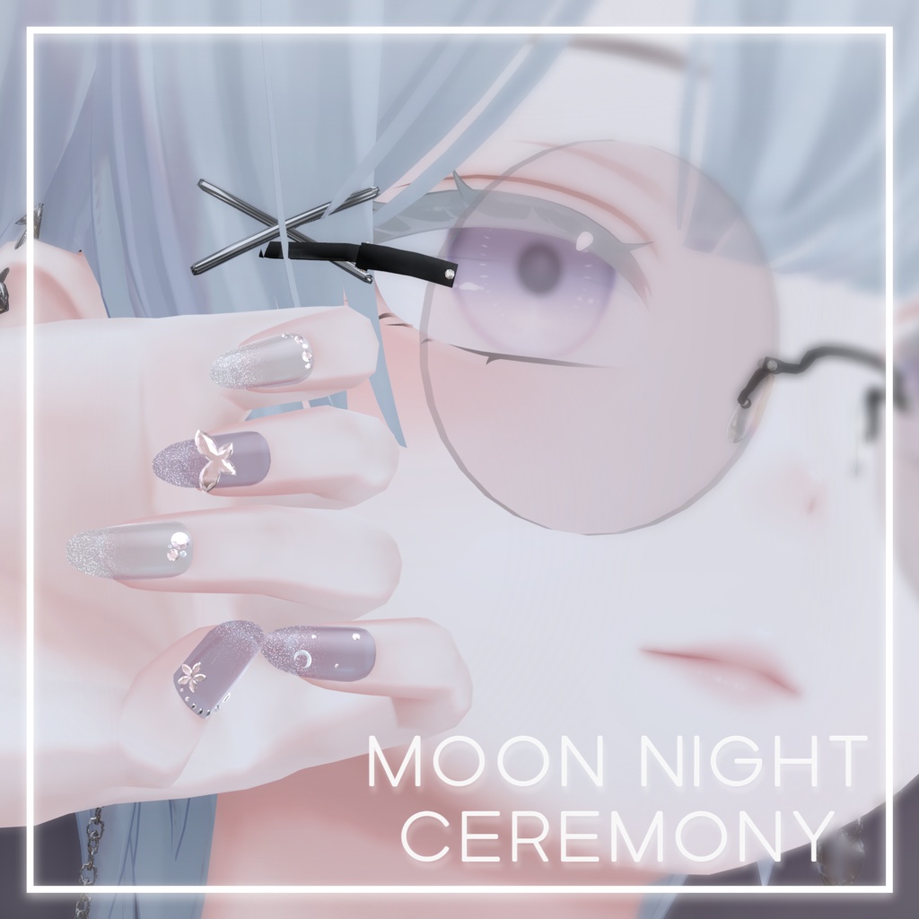 Moon Night Ceremony【森羅用Nail Tips】