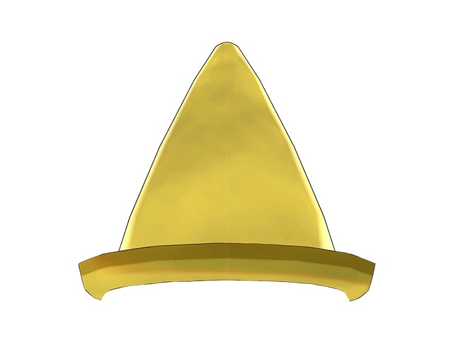 いたずら好きな人形の帽子