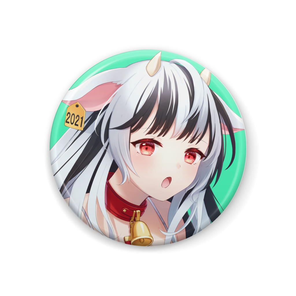 牛ちゃん 缶バッジ
